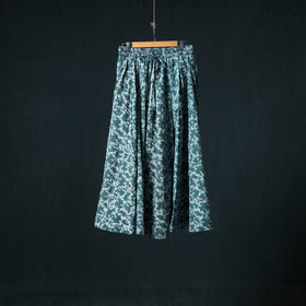 Bagru Hand Block Print 24 Kali Cotton Long Skirt 160