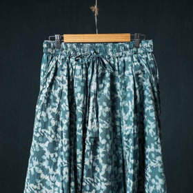 Bagru Hand Block Print 24 Kali Cotton Long Skirt 160