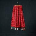 Pochampally Ikat 24 Kali Cotton Long Skirt with Patchwork Border 165