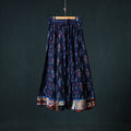 Pochampally Ikat 24 Kali Cotton Long Skirt with Patchwork Border 166