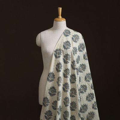 Kutch Hand Block Ajrakh Print Natural Dyed Cotton Hakoba Fabric 03
