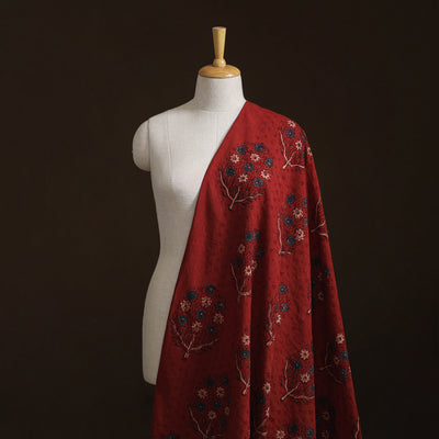 Kutch Hand Block Ajrakh Print Natural Dyed Cotton Hakoba Fabric 10