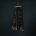 Pochampally Ikat 24 Kali Cotton Long Skirt with Patchwork Border 169