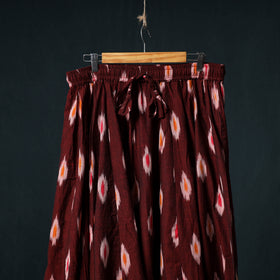 Pochampally Ikat 24 Kali Cotton Long Skirt with Patchwork Border 172