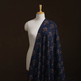 Kutch Hand Block Ajrakh Print Natural Dyed Cotton Hakoba Fabric 28