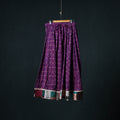 Pochampally Ikat 24 Kali Cotton Long Skirt with Patchwork Border 175