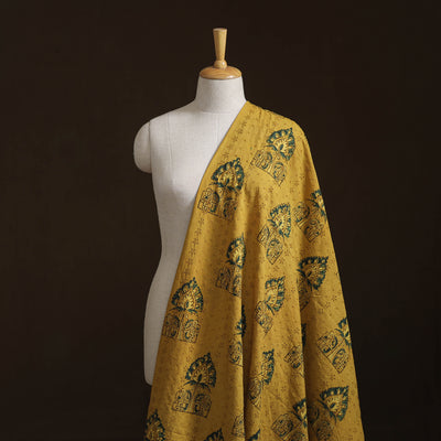 Kutch Hand Block Ajrakh Print Natural Dyed Cotton Hakoba Fabric 31