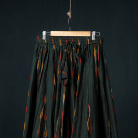 Pochampally Ikat 24 Kali Cotton Long Skirt with Patchwork Border 176