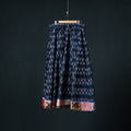 Pochampally Ikat 24 Kali Cotton Long Skirt with Patchwork Border 178
