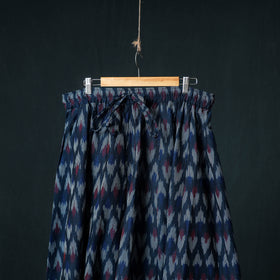 Pochampally Ikat 24 Kali Cotton Long Skirt with Patchwork Border 178