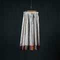 Pochampally Ikat 24 Kali Cotton Long Skirt with Patchwork Border 181
