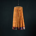 Pochampally Ikat 24 Kali Cotton Long Skirt with Patchwork Border 182
