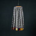 Pochampally Ikat 24 Kali Cotton Long Skirt with Patchwork Border 184
