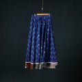 Pochampally Ikat 24 Kali Cotton Long Skirt with Patchwork Border 185