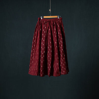 Pochampally Ikat 24 Kali Cotton Long Skirt 186