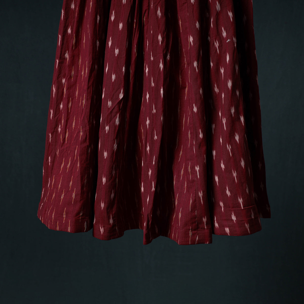 Pochampally Ikat 24 Kali Cotton Long Skirt 186