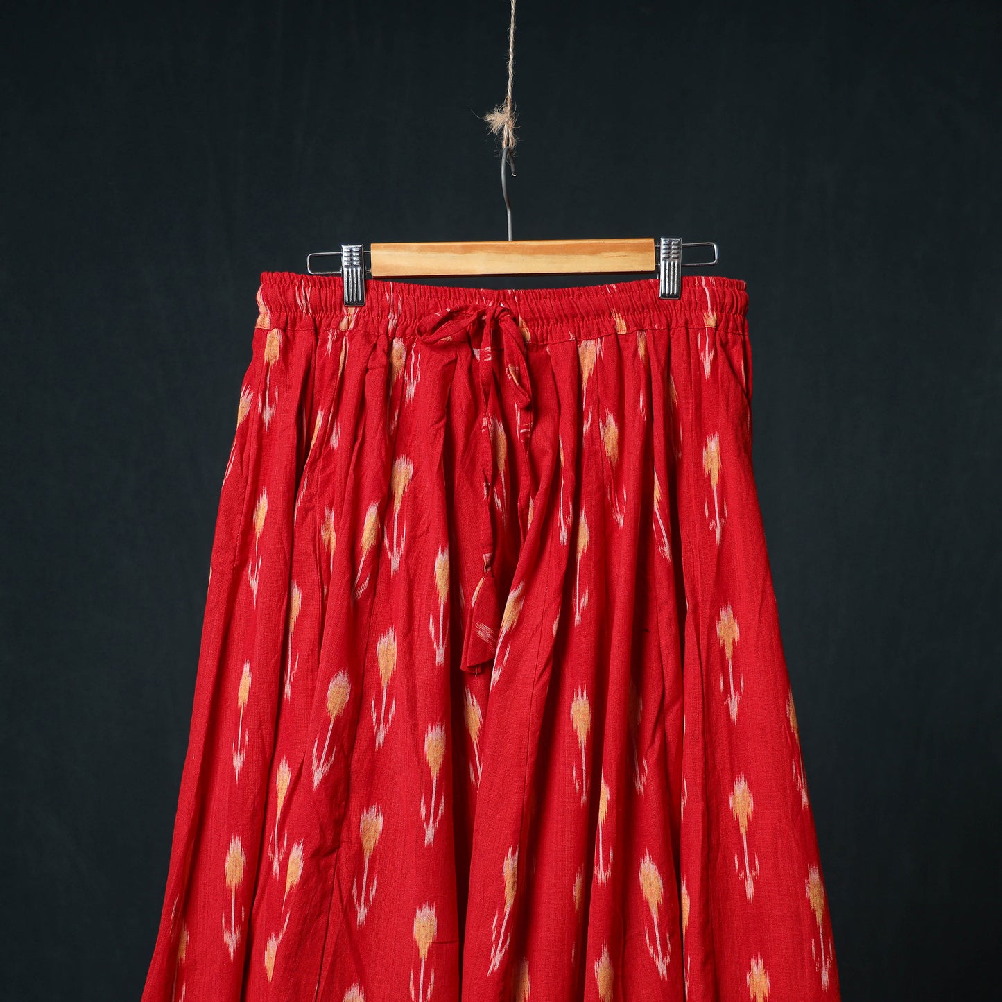 Pochampally Ikat 24 Kali Cotton Long Skirt 187