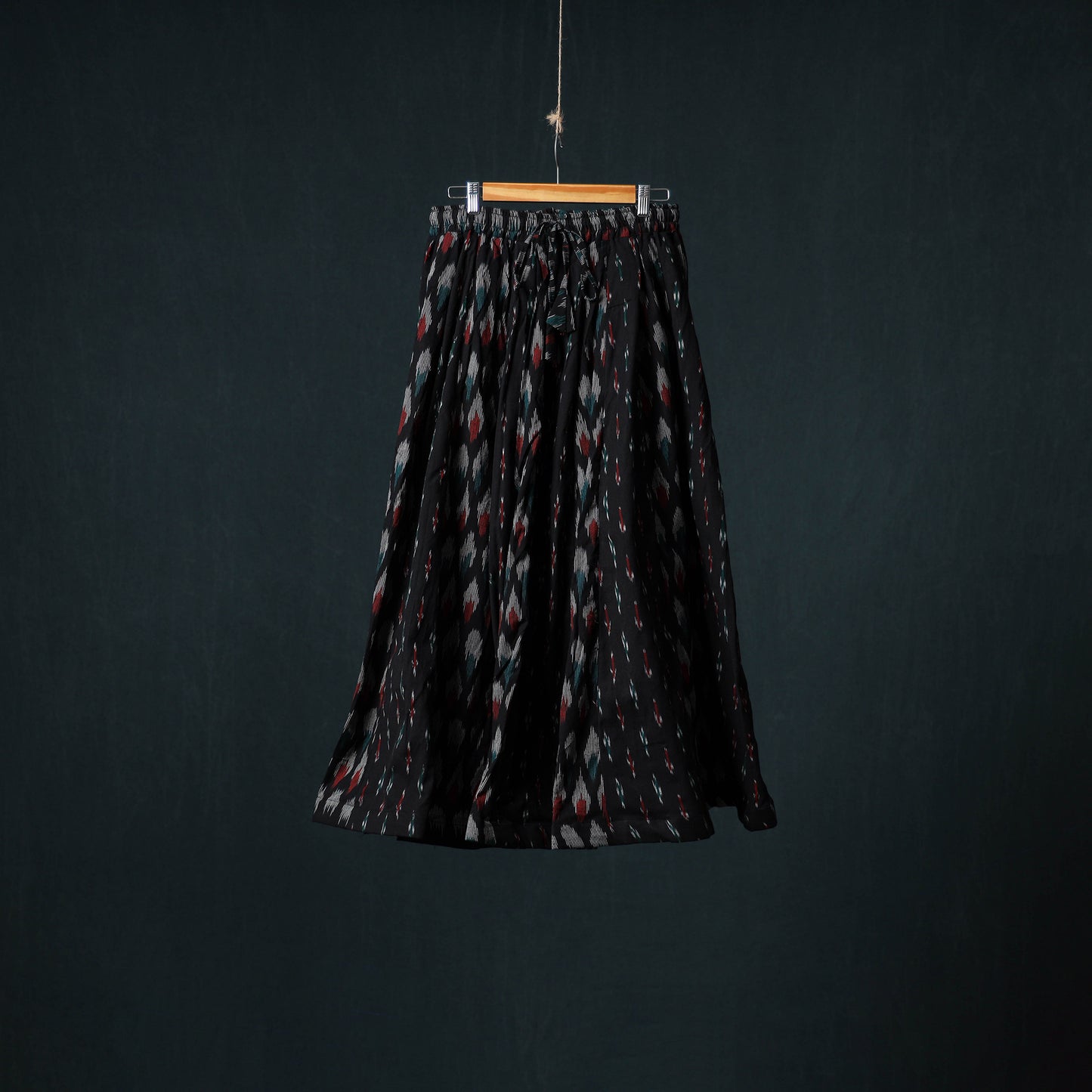 Pochampally Ikat 24 Kali Cotton Long Skirt 188