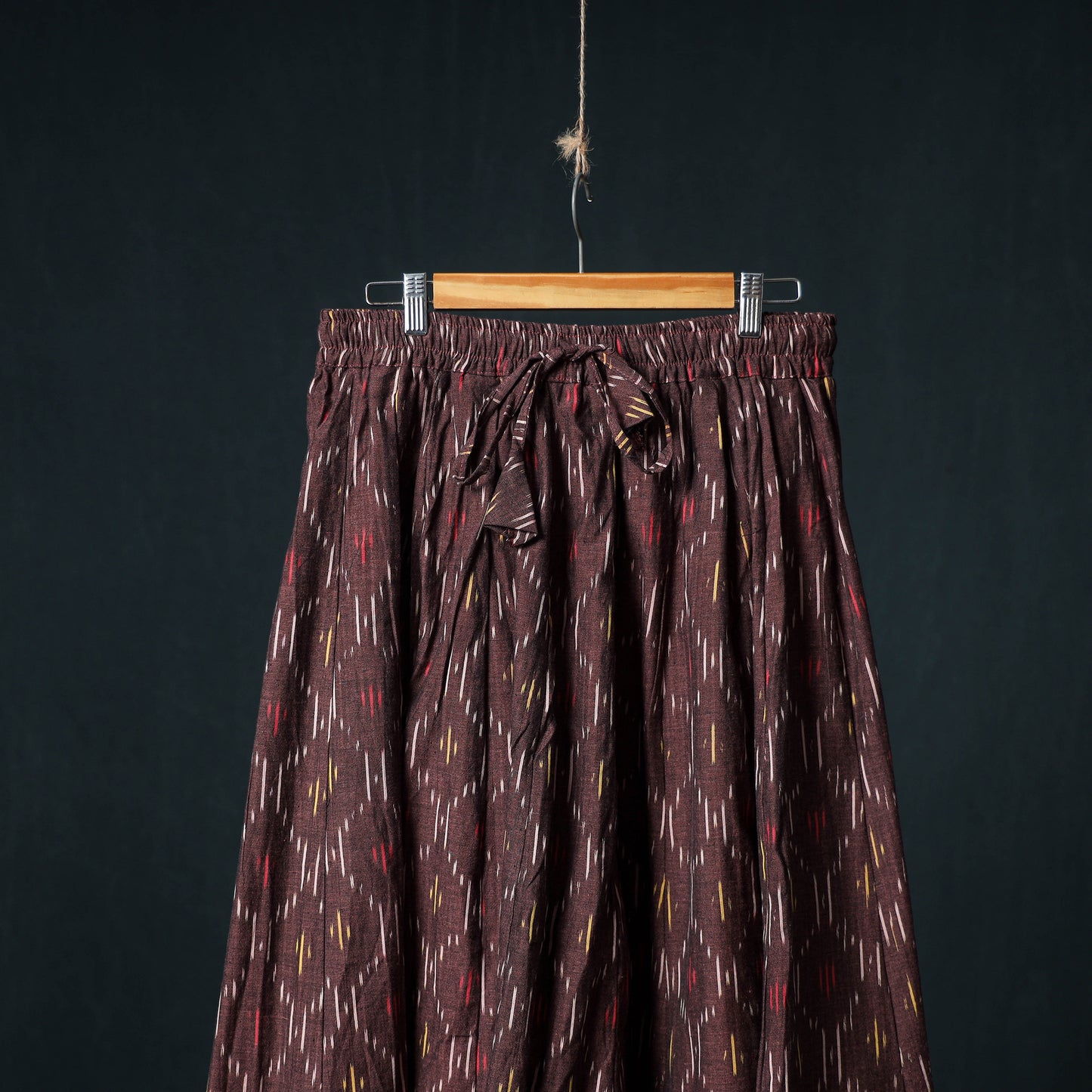 Pochampally Ikat 24 Kali Cotton Long Skirt 191