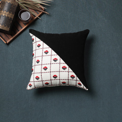 Toda Hand Embroidered Cushion Cover (16 x 16 in) 03