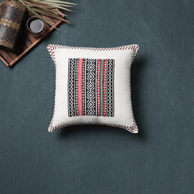 Toda Hand Embroidered Cushion Cover (16 x 16 in) 04