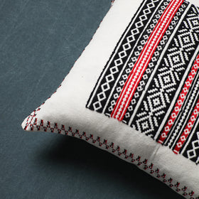 Toda Hand Embroidered Cushion Cover (16 x 16 in) 04