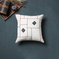 Toda Hand Embroidered Cushion Cover (16 x 16 in) 05