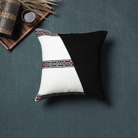 Toda Hand Embroidered Cushion Cover (16 x 16 in) 08
