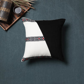 Toda Hand Embroidered Cushion Cover (16 x 16 in) 08