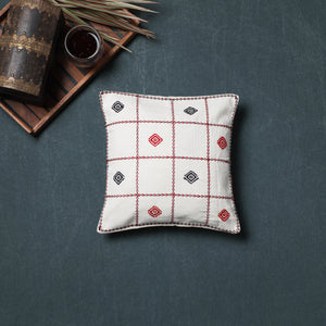 Toda Hand Embroidered Cushion Cover (12 x 12 in) 01