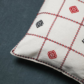Toda Hand Embroidered Cushion Cover (12 x 12 in) 01