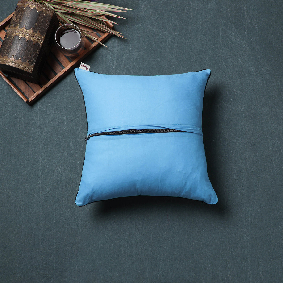 Pochampally Ikat Cushion Cover (16 x 16 in) 42