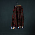 Bagh Hand Block Print 24 Kali Patchwork Cotton Long Skirt with Border 220
