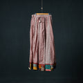 Bagh Hand Block Print 24 Kali Patchwork Cotton Long Skirt with Border 221