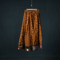 Bagh Hand Block Print 24 Kali Patchwork Cotton Long Skirt with Border 232