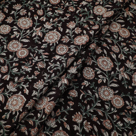 Floral Sanganeri Hand Block Print Pure Cotton Fabric 15
