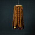 Bagh Hand Block Print 24 Kali Patchwork Cotton Long Skirt with Border 241