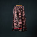Bagh Hand Block Print 24 Kali Patchwork Cotton Long Skirt with Border 242