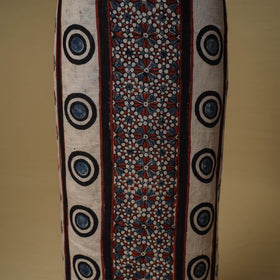 Ajrakh Hand Block Print Linen Unstitched Dress Material: Kurta with Dupatta 25