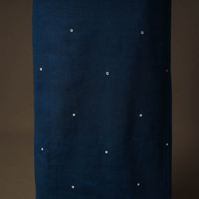 Kutch Bhujodi Handwoven Kala Cotton Unstitched Dress Material: Kurta,Bottom with Dupatta 09