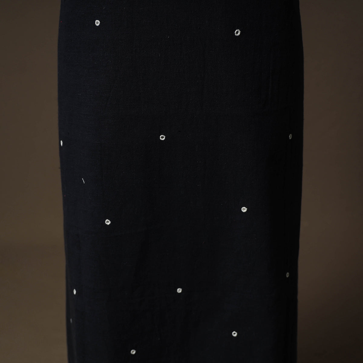 Kutch Bhujodi Handwoven Kala Cotton Unstitched Dress Material: Kurta,Bottom with Dupatta 03
