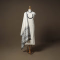 Kutch Bhujodi Handwoven Kala Cotton Unstitched Dress Material: Kurta,Bottom with Dupatta 02