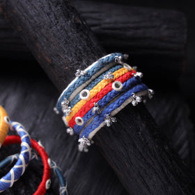 Mirror Thread Work Handmade Bangle Set 25