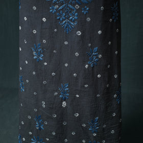 Lucknowi Chikankari Hand Embroidered Cotton Unstitched Kurta Material (2.7M) 02