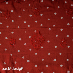 Lucknowi Chikankari Hand Embroidered Cotton Unstitched Kurta Material (2.7M) 05