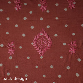Lucknowi Chikankari Hand Embroidered Cotton Unstitched Kurta Material (2.7M) 07