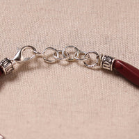 Handmade German Silver Beaded Bracelet 08