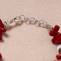 Handmade German Silver Beaded Bracelet 10