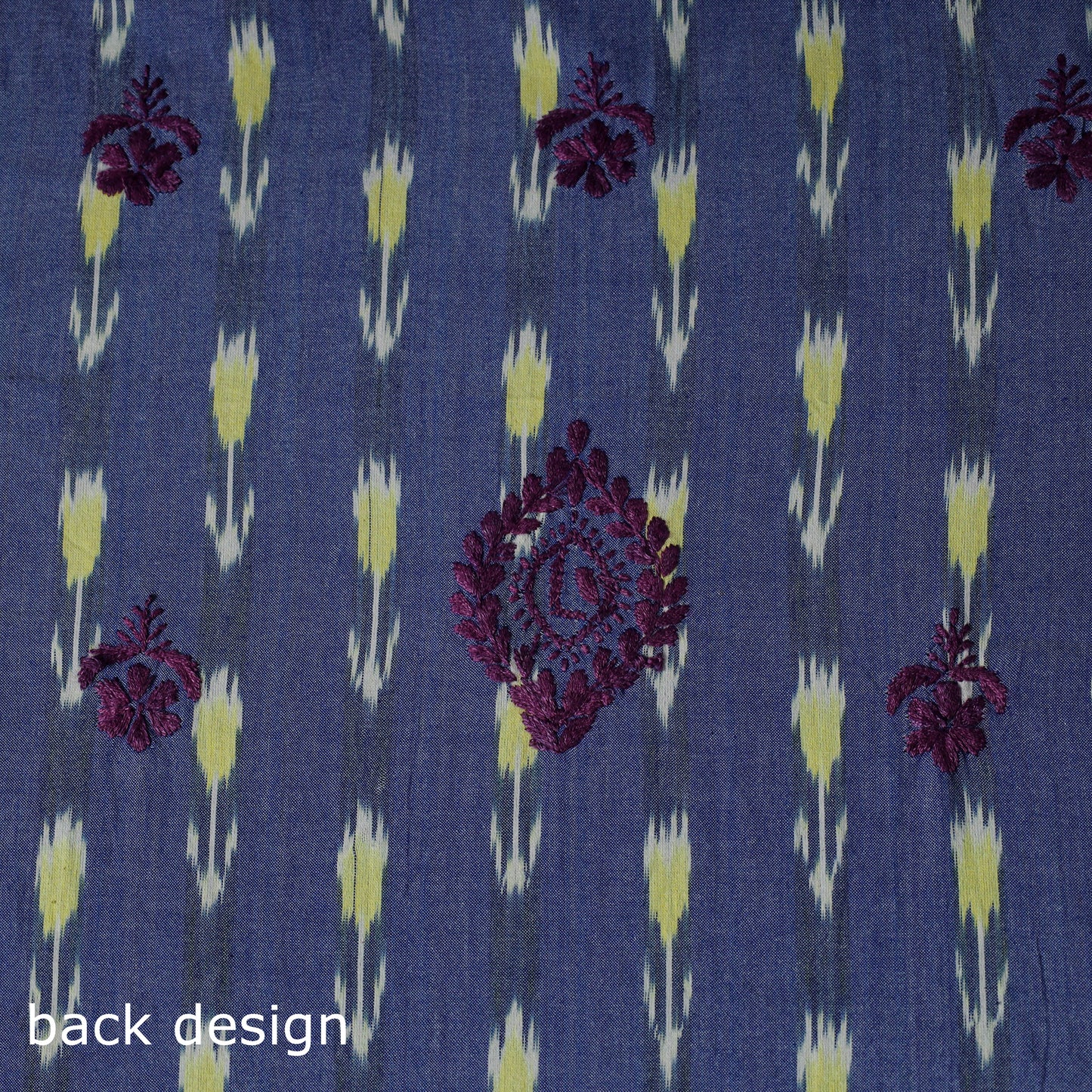 Lucknowi Chikankari Hand Embroidered Cotton Unstitched Kurta Material (2.7M) 15
