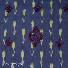 Lucknowi Chikankari Hand Embroidered Cotton Unstitched Kurta Material (2.7M) 15
